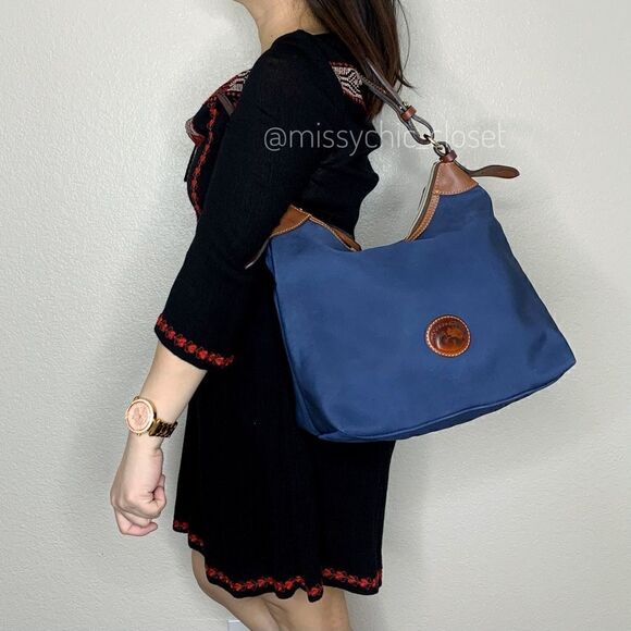 Dooney & Bourke Nylon Large Erica Shoulder Bag - Picture 1 of 13
